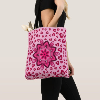 LIEFDE HART ARTISTIEKE CADEAU VROUWEN, VRIENDIN TOTE BAG