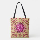 LIEFDE HART ARTISTIEKE CADEAU VROUWEN, VRIENDIN TOTE BAG (Achterkant)