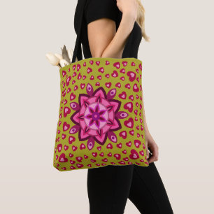 LIEFDE HART ARTISTIEKE CADEAU VROUWEN, VRIENDIN TOTE BAG