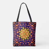 LIEFDE HART ARTISTIEKE CADEAU VROUWEN, VRIENDIN TOTE BAG (Achterkant)