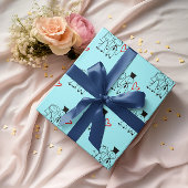 Liefde hart ballon bruiloft paar cadeaupapier