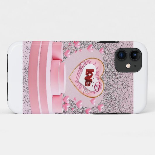 Liefde hart Case-Mate iPhone case (Achterkant (horizontaal))