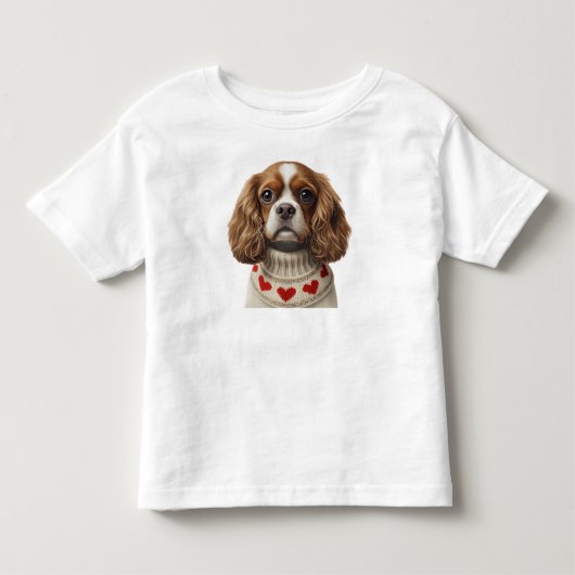 Liefde Hart cavalier Kinder Shirts (Voorkant)