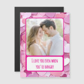 Liefde Hart Confetti Je bent Hanger Magnetische Ka (Voorkant / Achterkant)