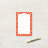 Liefde & Hart Doodles met monogram Post-it® Notes (Op bureau)