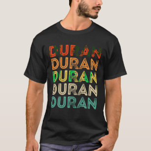 Liefde Hart Duran  Stijl Zwart Duran T Shirt