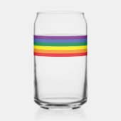 Liefde Hart en Regenboog Gay Bruiloft Blikvorm Glas (Links)