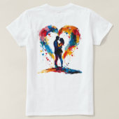 Liefde Hart Esthetisch Meisje T-Shirt 💕 (Design achterkant)
