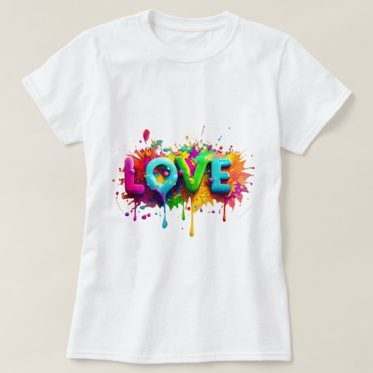 Liefde Hart Esthetisch Meisje T-Shirt 💕 (Design voorkant)