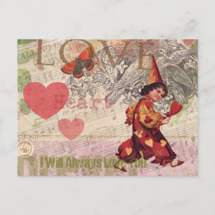 Liefde Hart Geliefde Valentijn Cherubijn Briefkaart