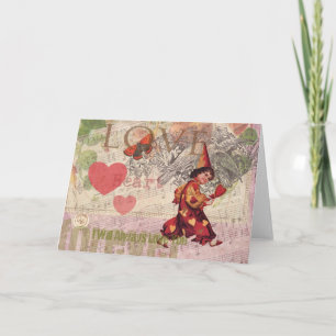 Liefde Hart Geliefde Valentijn Cherubijn Feestdagen Kaart