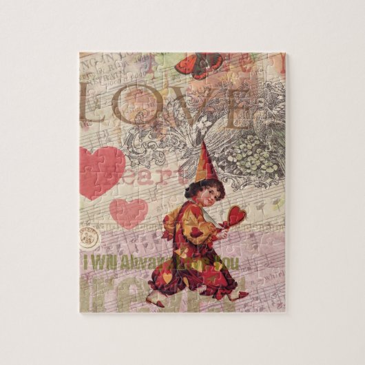 Liefde Hart Geliefde Valentijn Cherubijn Legpuzzel (Verticaal)