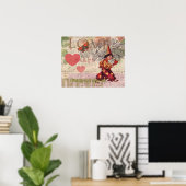 Liefde Hart Geliefde Valentijn Cherubijn Poster (Thuiskantoor)