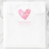 Liefde Hart Gelukkige Valentijnsdag Stickers (Tas)