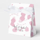  liefde hart gepersonaliseerd bedankdoosjes (Voorkant Zijde)