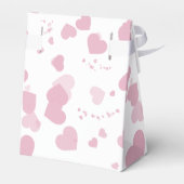 liefde hart gepersonaliseerd bedankdoosjes (Achterkant)