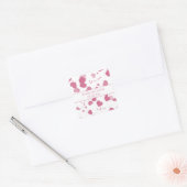 liefde hart Gepersonaliseerde bruiloft Sticker (Envelop)
