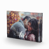 Liefde hart gepersonaliseerde foto aangepaste fami (Rechts)