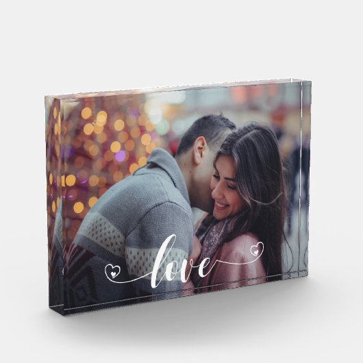 Liefde hart gepersonaliseerde foto aangepaste fami (Links)