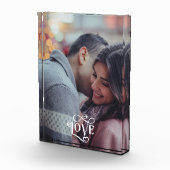 Liefde hart gepersonaliseerde foto aangepaste fami (Rechts)