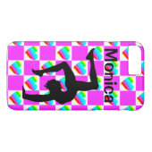  LIEFDE HART GEPERSONALISEERDE GYMNAST TELEFOON CA Case-Mate iPhone CASE (Achterkant (Horizontaal))