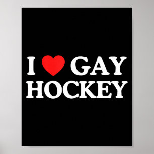 Liefde hart homo hockey ontketend homo pride parad poster