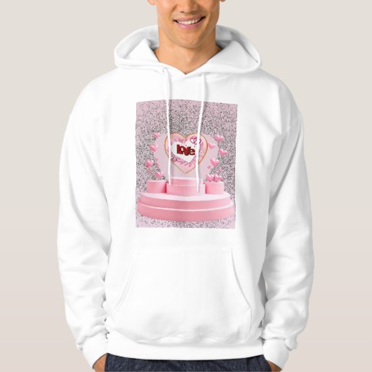 Liefde hart hoodie (Voorkant)