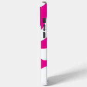 Liefde Hart in Magenta en Wit Case-Mate iPhone Case (Achterkant / Links)