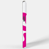 Liefde Hart in Magenta en Wit Case-Mate iPhone Case (Achterkant / Rechts)