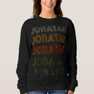Liefde Hart Jonatan GrungeVintage Stijl Zwart Jona Trui