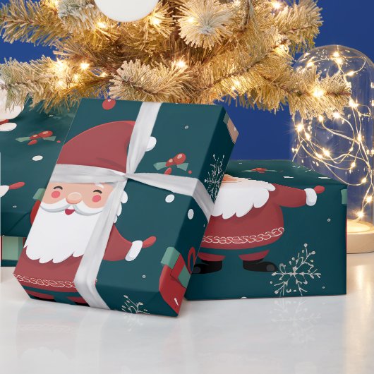 Liefde Hart Kerst Gnoom Feestelijk Inpakpapier (Feestdagen)