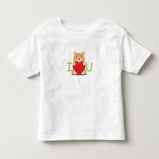 Liefde hart kinder shirts (Voorkant)