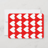 Liefde Hart Klaslokaal Foto Valentijnsdag Bedankkaart (Achterkant)