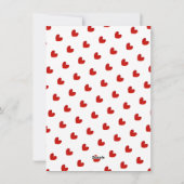 Liefde Hart Klaslokaal Foto Valentijnsdag Kaart (Achterkant)