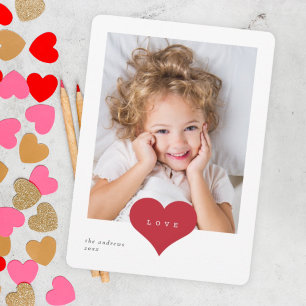 Liefde Hart Klaslokaal Foto Valentijnsdag Kaart