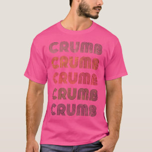 Liefde Hart Kruimel Grunge Zwart Kruimel T-shirt