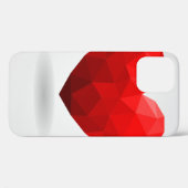 Liefde hart lage poly valentijn Case-Mate iPhone case (Achterkant (horizontaal))