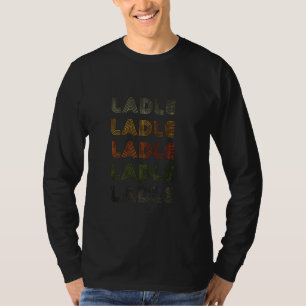 Liefde Hart Lepel Tee Grunge Vintage Stijl Zwart L T-shirt