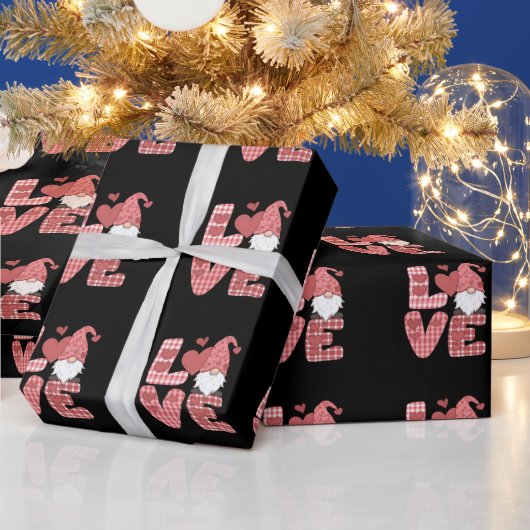 Liefde Hart Lief Kabouter Valentijnsdag Cadeaupapier (Feestdagen)
