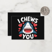 Liefde Hart Luipaard Cute Valentijnsdag  Notitiekaartje (Voorkant / Achterkant in situ)