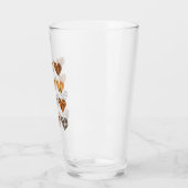 Liefde Hart Luipaard Schattig Valentijnsdag  Glas (Links)