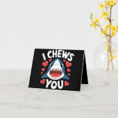 Liefde Hart Luipaard Schattig Valentijnsdag  Kaart (Gele Bloem)