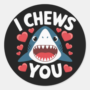 Liefde Hart Luipaard Schattig Valentijnsdag  Ronde Sticker