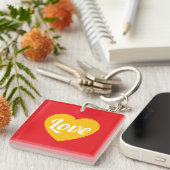 Liefde,hart,op maat sleutelhanger (Voorkant Rechts)