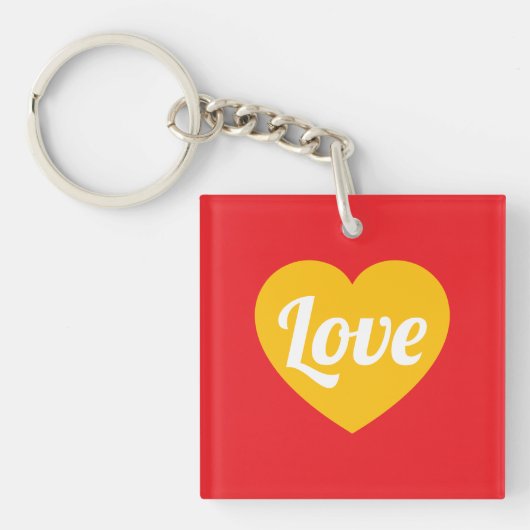 Liefde,hart,op maat sleutelhanger (voorkant)