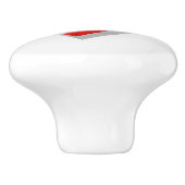 Liefde hart Origami Vector Illustratie Keramische Knop (Zijkant)