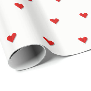Liefde Hart Origami Vector Patroon Cadeaupapier