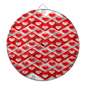Liefde Hart Patroon Dartbord