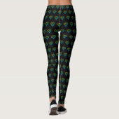 Liefde Hart Patroon Leggings (Achterkant)