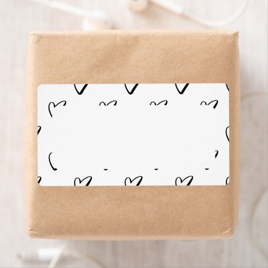 Liefde Hart Persoonlijk Aangepast  Etiket (Insitu)